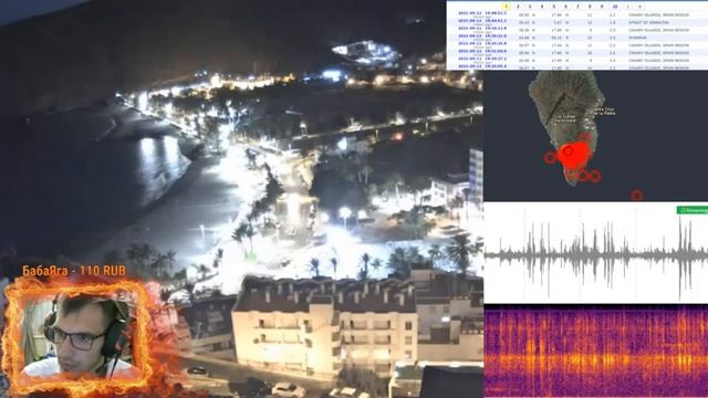 Серия Землетрясений на Канарских островах | Series of earthquakes in the Canary Islands