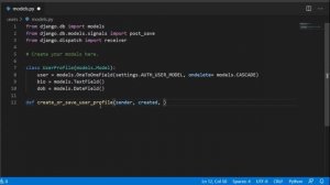 Django User Profile with Django Signals | Using Django Signals to link Models