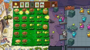 Among Us vs Plants vs Zombies - Who will win? #1 | Real Game
