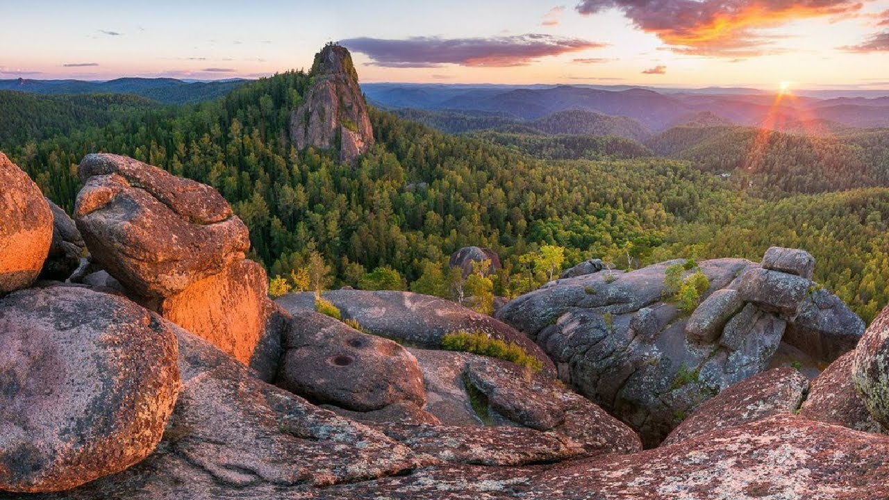 Национальный парк «Красноярские Столбы» г.Красноярск (Сибирь) || National Park "Krasnoyarsk Stolby" смотреть онлайн