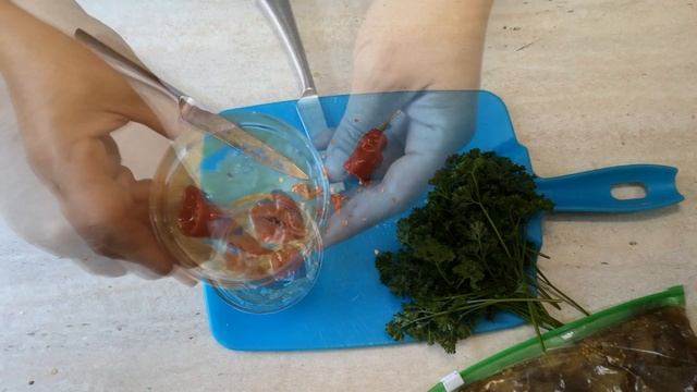 Салат из баклажанов Очень вкусная закуска с замороженными баклажанами
