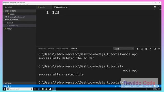 File system module part 2 nodejs | Nodejs full course
