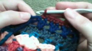 Плед крючком. Описание вязания. Sophie Universe. Часть 10. Ряд 80. Мандала, цветы, мотивы крючком