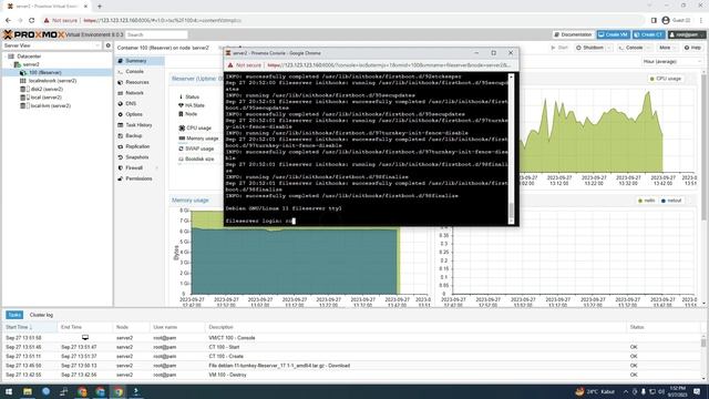 Installing TurnKey File Server on proxmox