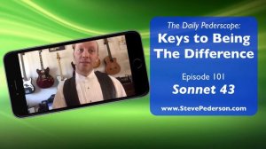 Keys to Being the Difference - 101: Sonnet 43