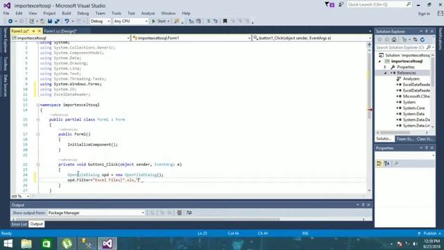 C# Window Application Exporting Excel Records to SQL Management Studio