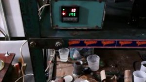 Запекание резиновых  пресс-форм в камерной печи / Baking rubber molds in the oven chamber