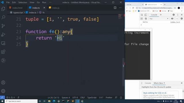 TypeScript Crash Course[2020] | Learn typescript in 50 minutes
