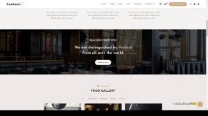 Canteen - Restaurant WordPress Theme food restaurant portfolio Website Builder