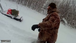 100 км на мотобуксировщике ТЯГУН