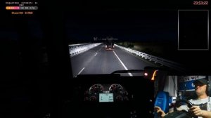 Euro Truck Simulator 2 - Руль Logitech G-27 - ночные покатушки  - 25.05.2020