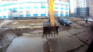 Укладка бетонных (дорожных) плит без стропов