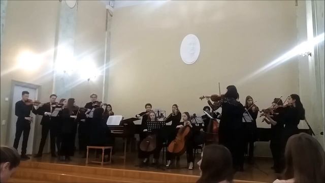 Bach Suite in D major BWV 1068 Aria Барокова капела ЛНМА смотреть онлайн