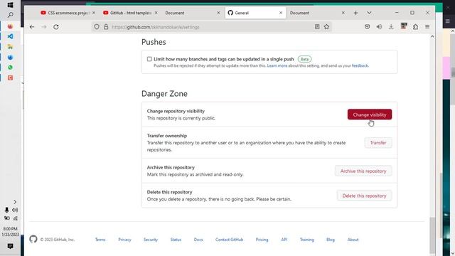 How to Delete GitHub repository SK Khandokar #Git #github смотреть онлайн