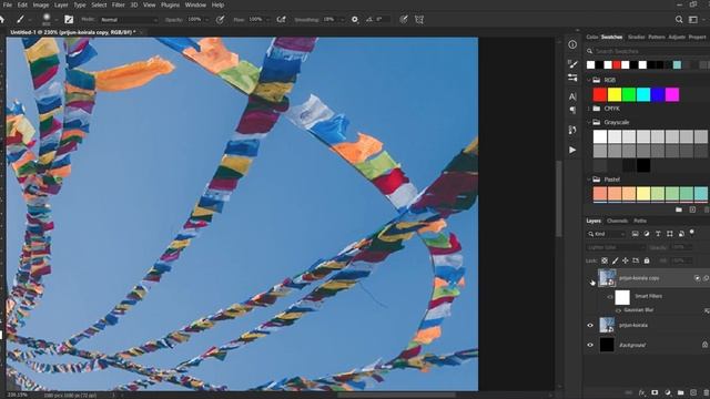 How to get Red light leaks / Red glow like 16mm FILMS — PHOTOSHOP смотреть онлайн