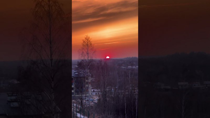 Закат в Санкт-Петербурге  #beautifulsunset #закат #awesomesunset #sunsetvideo #спб #питер