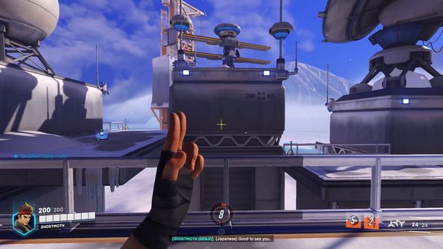 [PS5] NEW! Shanghai Summer Genji skin Gameplay - Overwatch 2 смотреть онлайн