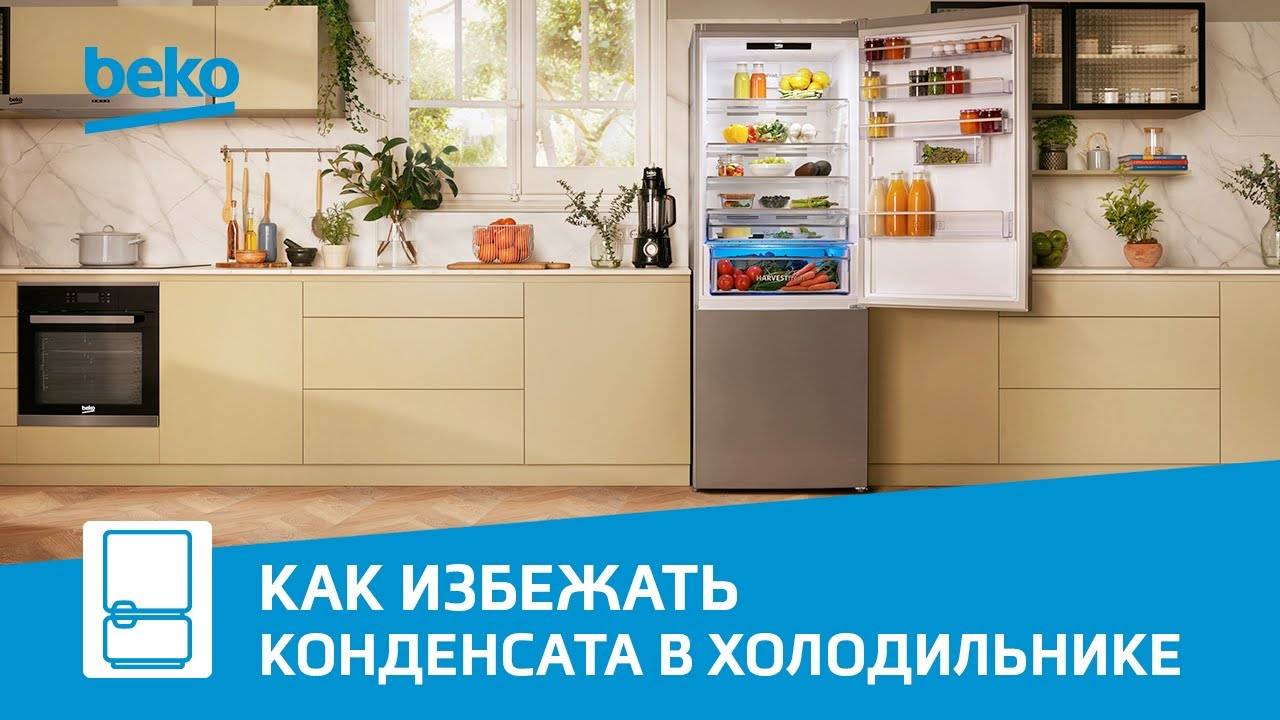 Как убрать конденсат в холодильнике Беко?