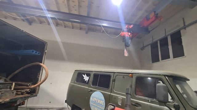 Теперь у нас в гараже есть КРАН .Монтаж кран балки 2т.#строюгараж #моепроизводство