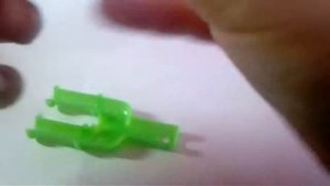 Как сплести  из резинок вишню