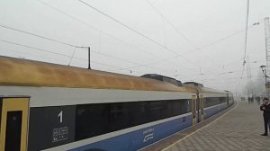 Прибытие первого модернизированного поезда Кишинев-Одесса на Одесский жд-вокзал.