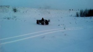 Каракат вездеход болотоход на дизельном двигателе