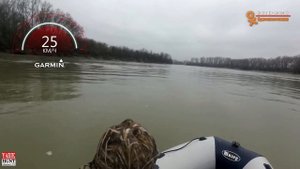 Тест на воде.Лодка ПВХ "Инзер 330" + Ямаха 5 замер скорости