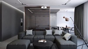 МАЛЕНЬКИЕ СЕРЫЕ ГОСТИНЫЕ. Делаем ремонт НЕБОЛЬШОЙ ГОСТИННОЙ В СЕРЫХ ТОНАХ