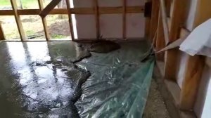 Заливка стяжки полов по полиэтилену