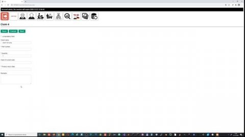 Claims Management (HTML, CSS, JavaScript, AJAX, PHP, MySQL)