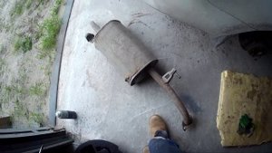 Установка Ижорского глушителя на KIA Cerato.