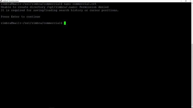 Zimbra instalar certificado SSL смотреть онлайн
