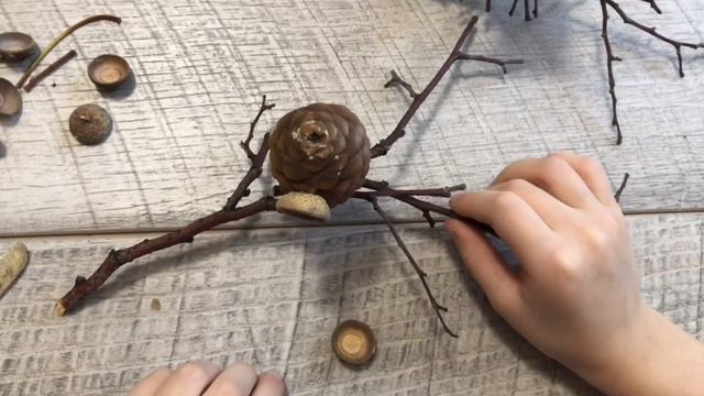 Милая ПОДЕЛКА СОВА? из Природного Материала Своими руками Поделки на тему Осень / Осенние поделки смотреть онлайн