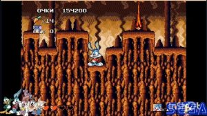 Tiny Toon Adventures:на русском, прохождение игры Сега. (sega genesis, mega driva.)тини Тун .