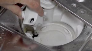 Чистка сливного насоса для посудомоечной машины Miele