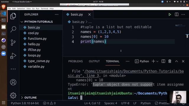 Operation with List & Dictionary in Python | Python List and Dictionary | Free Python course online
