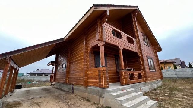 Отделка деревянного дома из лафета, шлифовка, покраска, герметизация швов смотреть онлайн