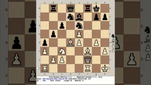 Arias Santana, Mauricio vs Megaranto, Susanto | 44th Chess Olympiad 2022, Chennai India