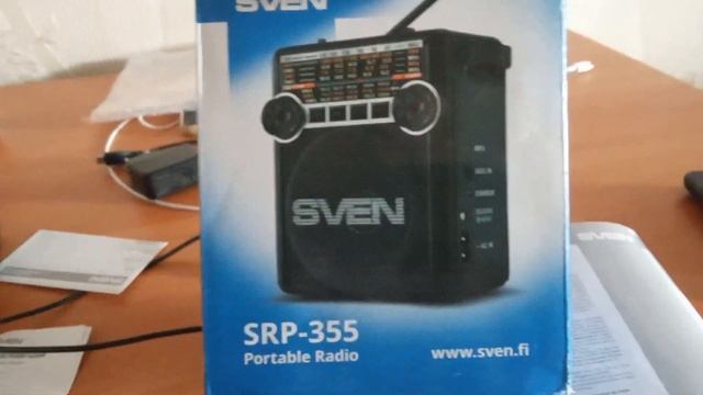 Популярный радиоприемник из Китая Sven SRP-355 смотреть онлайн