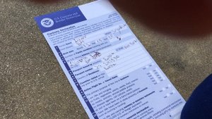 Таможенная декларация при въезде в США (Customs Declaration)