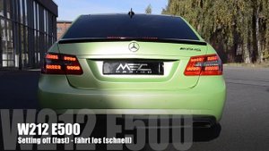 MEC Design Mercedes W212 E500 Exhaust - Earthquake Sound Version