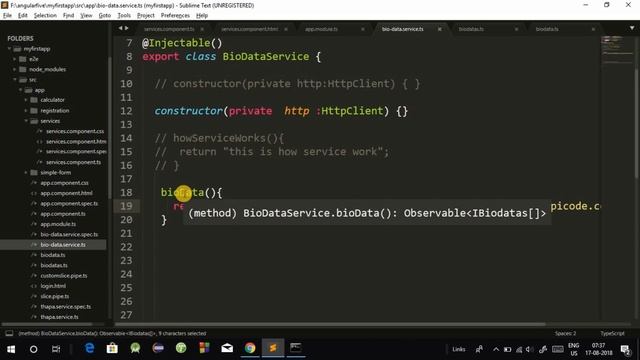 Angular 5 Tutorial in Hindi Part 28: Fetch Data from Server using HTTP in Angular 5 in Hindi