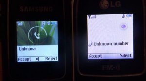 Samsung E1150i & LG A175 Incoming Calls