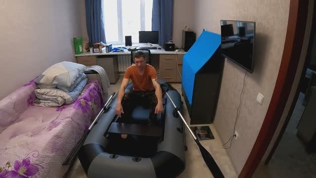 Купил надувную ПВХ лодку. Распаковка.