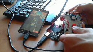 Arduino based android controller with python