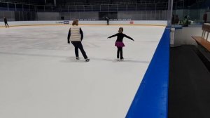 Фигурное катание/ тренировка Марии на Арена катке, перед выступлением Новичёк-1 0+