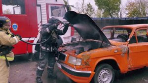 Работа пожарных 28СПЧ