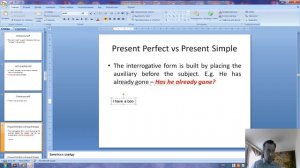 present perfect