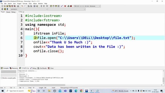 C++ File Handling | Learn Coding