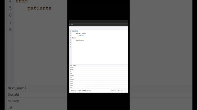 How to add a prefix using SQL #SQL #dataanalyst